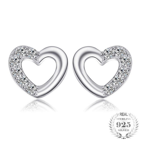 Heart Love Stud Earrings
