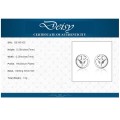 Cnd Symbol Silver Stud Earrings