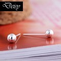 Silver Ball Stud Earrings