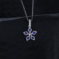 Blue Spinel Flower